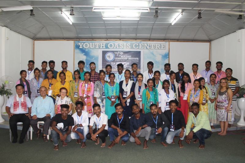 Participants and resource persons at the Youth Oasis Centre, Dimapur.